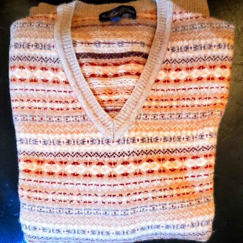 Brooks Brothers Fair Isle Lambswool Sweater